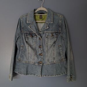 Venezia Peplum Jean Jacket